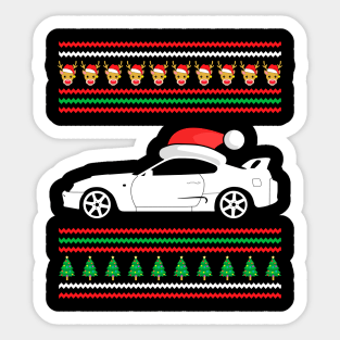 JDM Race Car Ugly Christmas Car Sticker